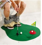 COOL-Toilet-Bathroom-Mini-Golf-Mat-Set-Game-Potty-Putter-HOT-SALE-22060